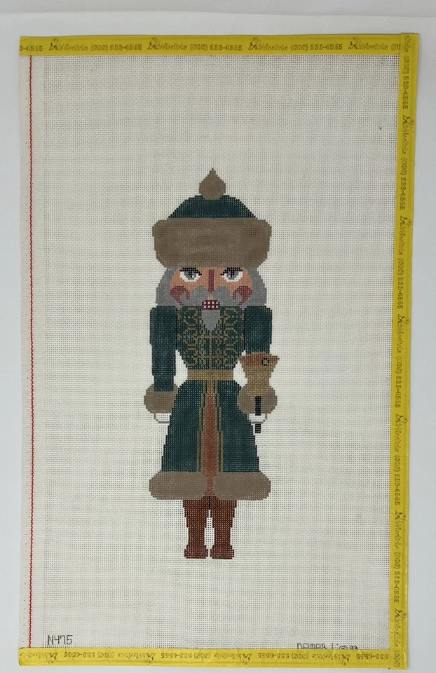 Vtg Nutcracker Hand painted Needlepoint Canvas Damarj ‘93 - Image 1 of 1