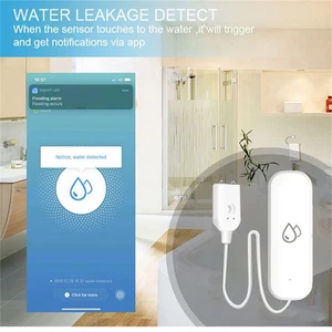 Wassersensor Tuya Smart Wifi/Zigbee Wasserstandssensor Hochwasser Leckage Alarm - Bild 1 von 14