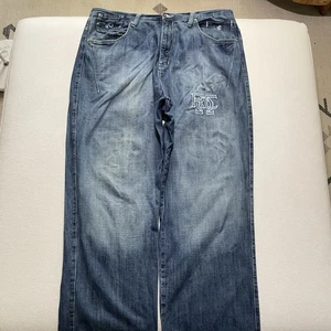 Vintage Rocawear Jeans Mens 40x33 Baggy Wide Leg Denim Streetwear Y2K Hip Hop - Picture 1 of 17