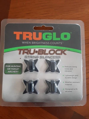 Truglo String Silencer Bow Hunting Yarget Archery Weather Resistant Lightweight  - Image 1 of 4