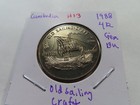 H13 Cambodia 1988 4 Riels Old Sailing Craft GEM BU
