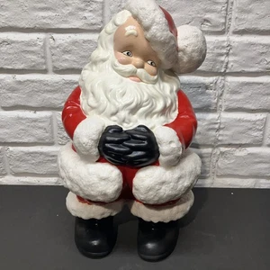 Vintage Keramik Weihnachten Santa 14" Zoll groß Weihnachtsmann - Bild 1 von 8