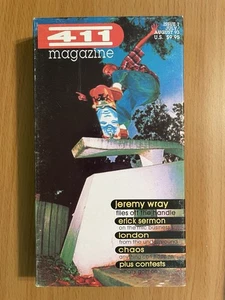 Vintage 411vm Issue #1 1993 Skateboard Video VHS Cover/Box Only - Picture 1 of 6
