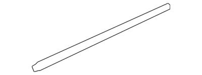 Moldura de puerta delantera del lado del conductor cromada brillante genuina GM 15876405 Foto 1 de 3