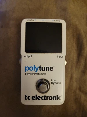 TC Electronic Polytune poly-chromatic tuner pedal guitar bass - image 1 of 2