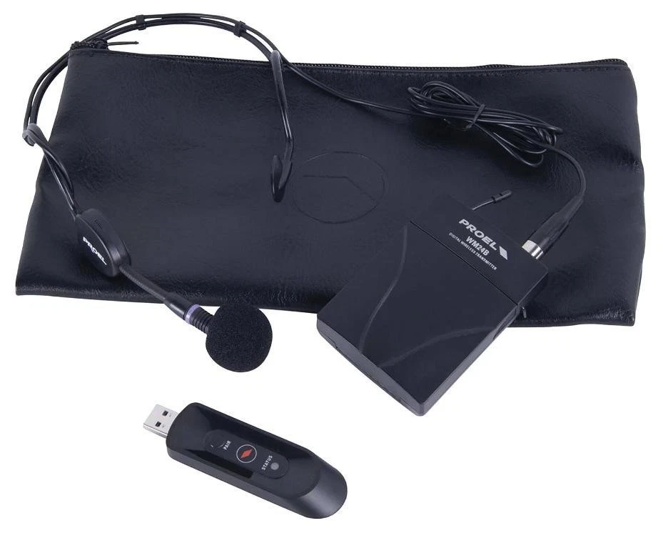 Trasmettitore Bodypack Wireless USB Da 2,4GHz - U24B - Imagem 1 de 1