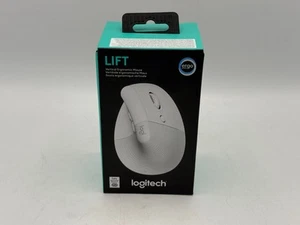 Logitech Lift Vertical Ergonomic Optical Mouse - White - Brand New - Afbeelding 1 van 6