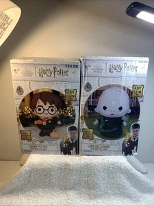 Gemmy LED Inflatable HARRY POTTER & Lord Voldemort 4.5ft Halloween Used See pics - Picture 1 of 14