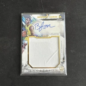 2024-25 Topps Inception Bronny James Jr Rookie Jumbo Patch Auto Lakers - Picture 1 of 2