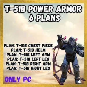 ✨PC Fallout 76✅T-51b Power Armor Plans✅Delivery in 10 Minutes - Picture 1 of 1