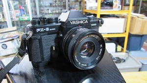 Yashica FX-3 Super 2000 35mm Camera + 50mm f1 1.9 Lens clean inside & out QIK SH - Picture 1 of 11