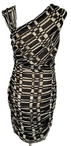 Vestido Marc NY Mujer Talla 4 Funda Acanalada Corto Sin Mangas Noche Forrado Fiesta - Imagen 1 de 14