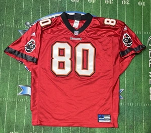 Camiseta Michael Clayton Tampa Bay Buccaneers Talla 54 #80 Adidas Blanca Roja 360 - Imagen 1 de 4