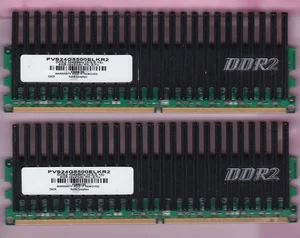 KIT DE MEMORIA PARA JUGADORES 4GB 2x2GB PATRIOT PVS24G8500ELKR2 DDR2-1066 PC2-8500 PD000133 - Imagen 1 de 2