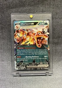 Charizard ex 125/197 Holo Doppio Raro Full Art Fiamme Ossidiana Pokemon TCG NM - Foto 1 di 2