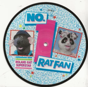 ROLAND RAT SUPERSTAR - NO. 1 RAT FAN 1985 UK PICTURE DISC SINGLE, MINT - Picture 1 of 2