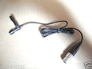 NEW Lavalier Lapel Microphone Mic for Shure - Mini XLR 4pin plug - Picture 1 of 4