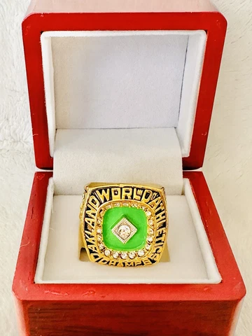 1989 Oakland Athletics World Series Championship Ring W Box, 🇺🇸 SHIP Cover