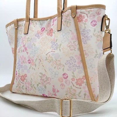 Samantha Thavasa 2way наплечная сумка с короткими ручками тюль цветок белый полиэстер Японии - Изображение 1 из 4