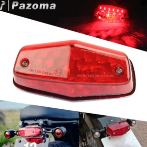 Luz trasera LED roja para motocicleta de la vieja escuela lámpara de freno para café corredor personalizado  - Imagen 1 de 9