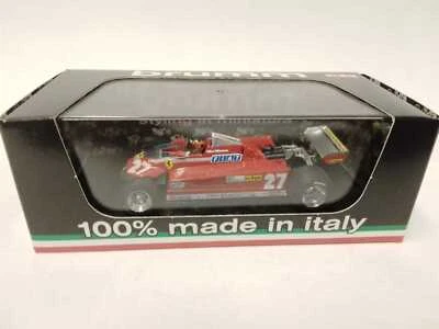 Brumm Ferrari 126 CK #27 G. Villeneuve GP Canada 1981 57/63 laps 1/43 R438-CH - Immagine 1 di 2