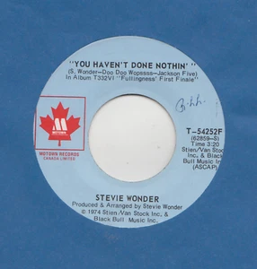 45 RPM - 7'' - STEVIE WONDER / YOU HAVEN'T DONE NOTHIN / BIG BROTHER - Picture 1 of 2