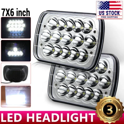 7''X6" LED Headlight For Freightliner FL106 FL112 FL60 FL70 FL80 FS65 MT35 MT45 - Image 1 of 4