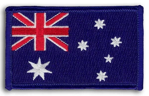 Australien Flagge Aufnäher 3 1/2" x 2" Neu - Bild 1 von 1