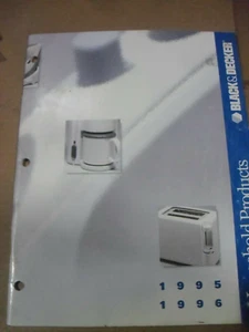 Black & Decker Household Products Catalog 1995-1996 - Picture 1 of 5