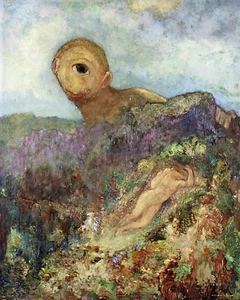 Le Cyclope by Odilon Redon 8"x10" Art Print 8x10 cyclops - Picture 1 of 2