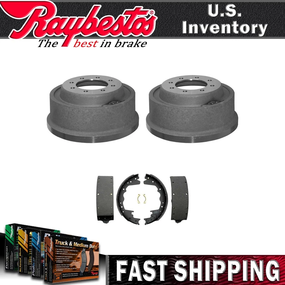 Kit trasero tambores de freno y zapatas de freno para Dodge Ram 2500 2001 2000 - Raybestos Foto 1 de 4