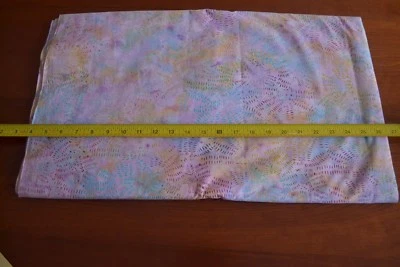 By 1/2 Yd, Lavender Blue & Pink Batik Fabric, Moda/Mirage Batiks/4502-20, M9051 - Image 1 of 4