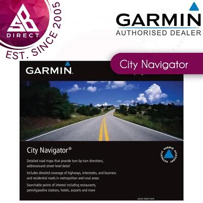 Garmin City Navigator Europa NTU Karten SD CARD Adapter Für GPS Sat Nav Geräte - Bild 1 von 2