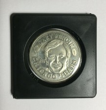 GARY FENCIK Chicago Bears 1985 Super Bowl Champs 10th Anniversary Coin Return OK