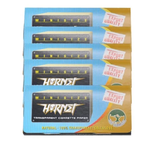 5 folletos HORNET 1 1/4 clásicos papeles de liar dorados 50 hojas/folleto - Imagen 1 de 10