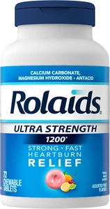 Chattem Inc. Rolaids Ultra Strength Antacid, 72 Chewable Tablets, Assorted Fruit - Picture 1 of 12