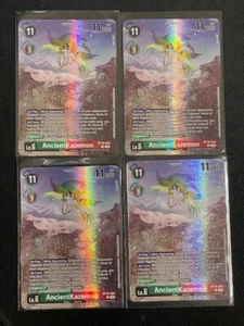 DIGIMON TCG 4x ANCIENTKAZEMON BT18-054 Tamer's Box 2024 - ENG ENGLISH READY - Imagen 1 de 1