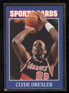 37 tarjetas deportivas Allan Kaye's 1992 de Clyde Drexler doradas Portland Trail BLAZERS NBA - Imagen 1 de 2
