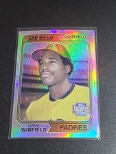 2001 Topps Archives Reserve Dave Winfield Rookie Reprint Refractor #83