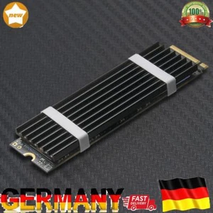 M.2 Solid State Festplatte Kühlkörper Wärmestrahler für NGFF NVMe 2280 SSD (Schw - Bild 1 von 10