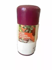 Vintage Aladdin Thermos beige 8 oz cibo freddo caldo. Microonde !B(28) - Foto 1 di 6