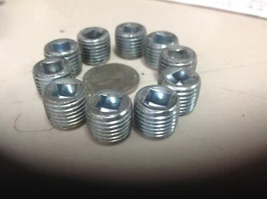 10 1/4 NPT steel pipe plug plugs military spec AA59616ACBBCB nsn 4730000444655 - Picture 1 of 4