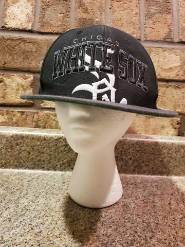 Chicago White Sox Cross Socks MISSPELLED SnapBack Hat (C6) Cover