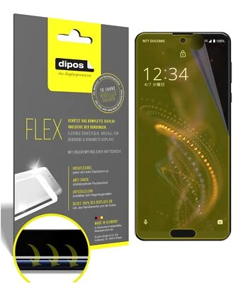 3x Screen Protector for Sharp Aquos R5G Protective Film covers 100% dipos Flex - Image 1 of 4