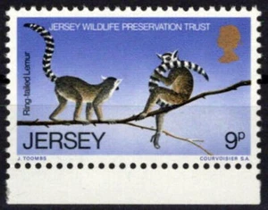 Jersey 52 MNH Wildlife Preservation Trust Monkeys Animals ZAYIX 0524S0086 - Picture 1 of 3