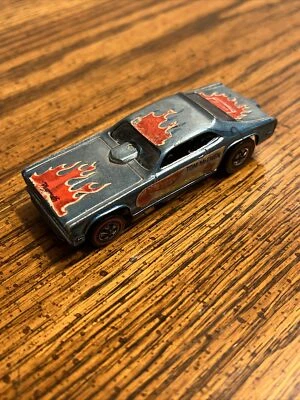 VTG 1969 Mattel Hot Wheels Redline Tom McEwen Blue Plymouth Coca-Cola - Image 1 of 4