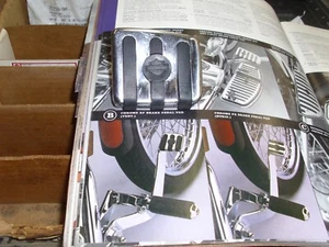 OEM Harley-Davidson Chrome/Rubber Small Brake Pedal Pad/Trim, Used, 42482-95!# - Picture 1 of 12