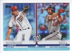 2019 Topps Update Series #US210 JAMES BOURQUE & JAKE NOLL RCC Rainbow Foil - Picture 1 of 2
