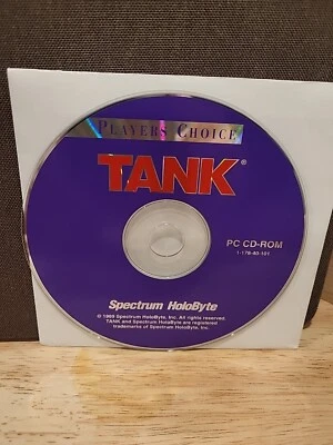 Spectrum Holobyte Tank Vintage PC Game Disc Only Player’s Choice - Imagem 1 de 2