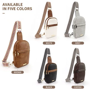 Leather shoulder imitation women multi-functional detachable messenger bag lulu - Picture 1 of 32